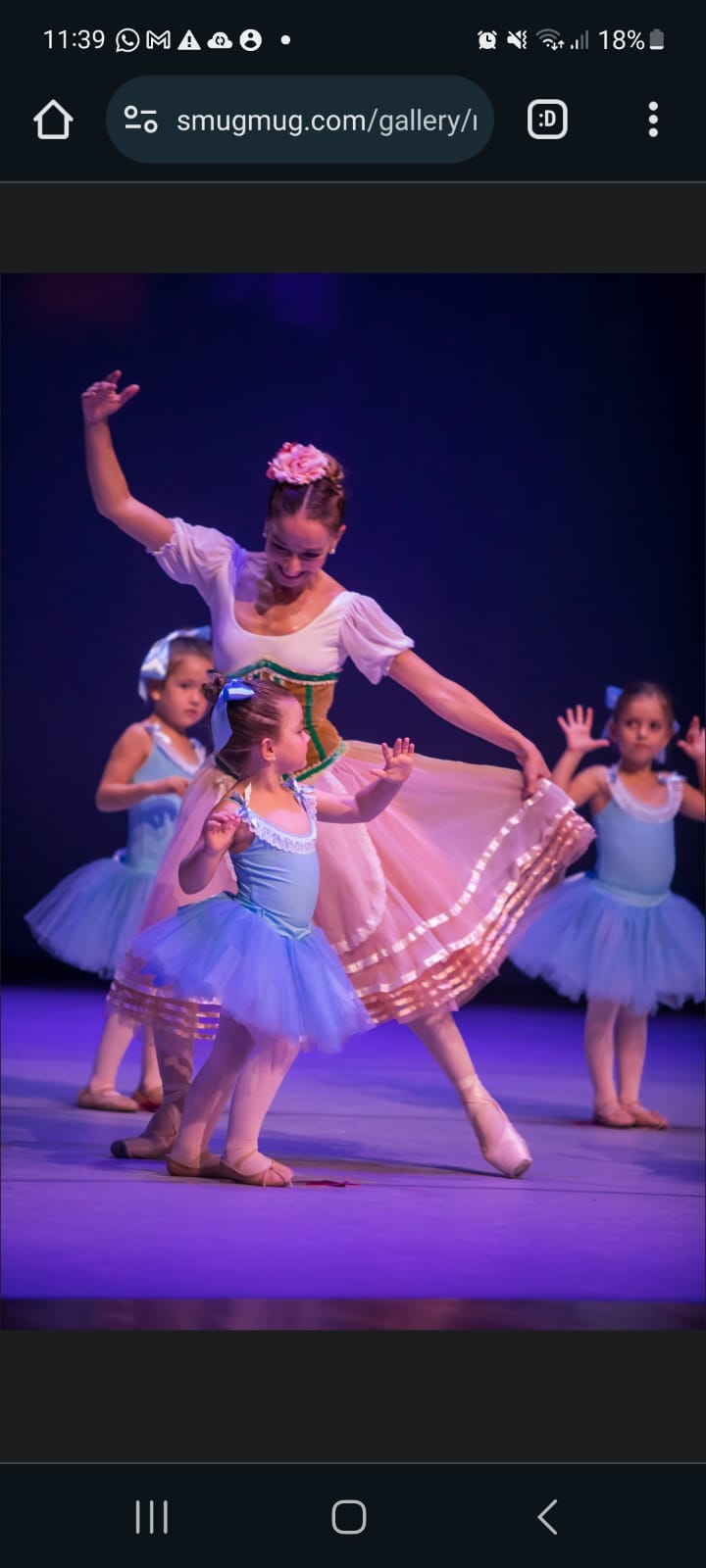 Cynthia Ham — performing on stage